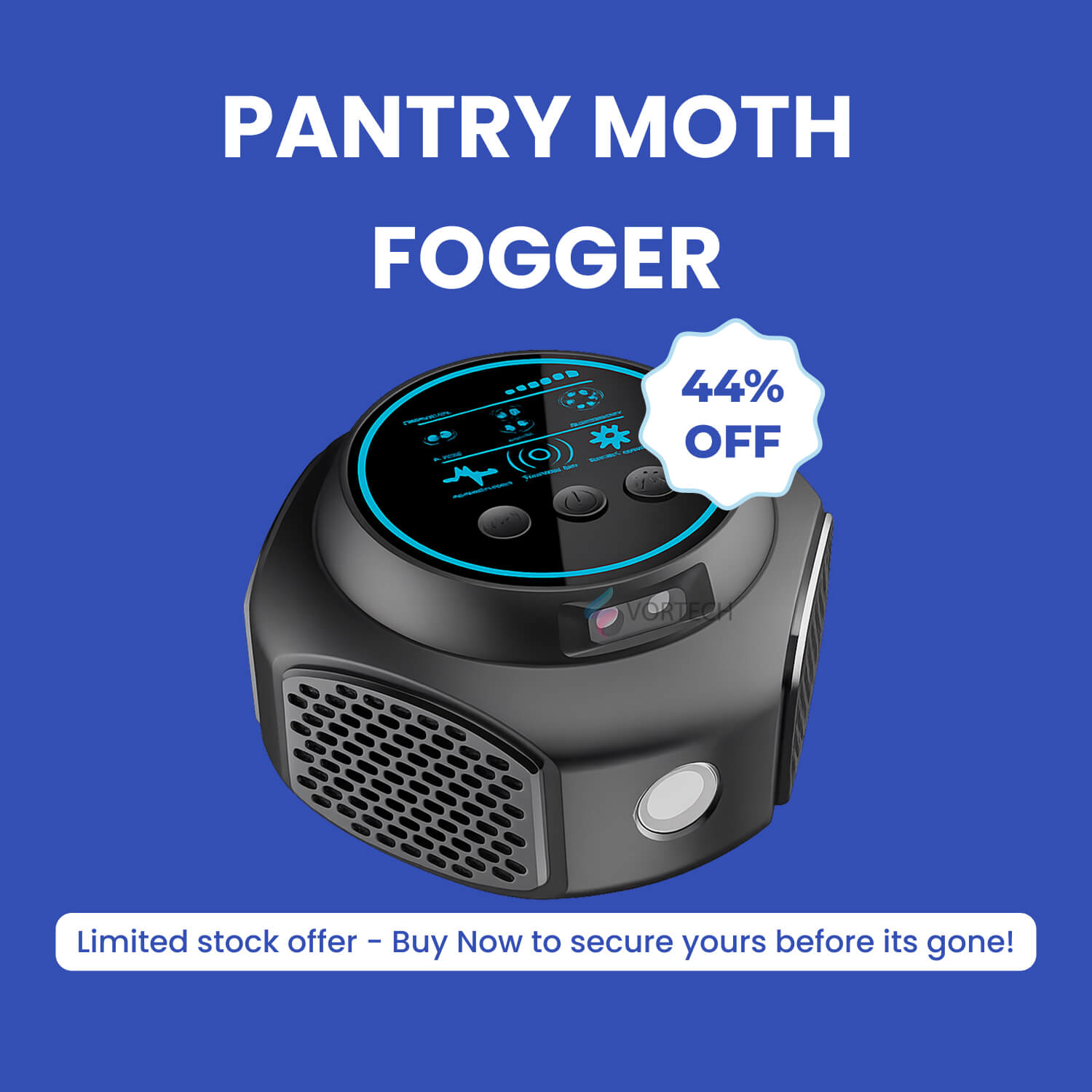 Pantry Moth Fogger | Fast-Acting Formula Kills Moths, Larvae & Eggs for Kitchens, Pantries & Food Storage Areas