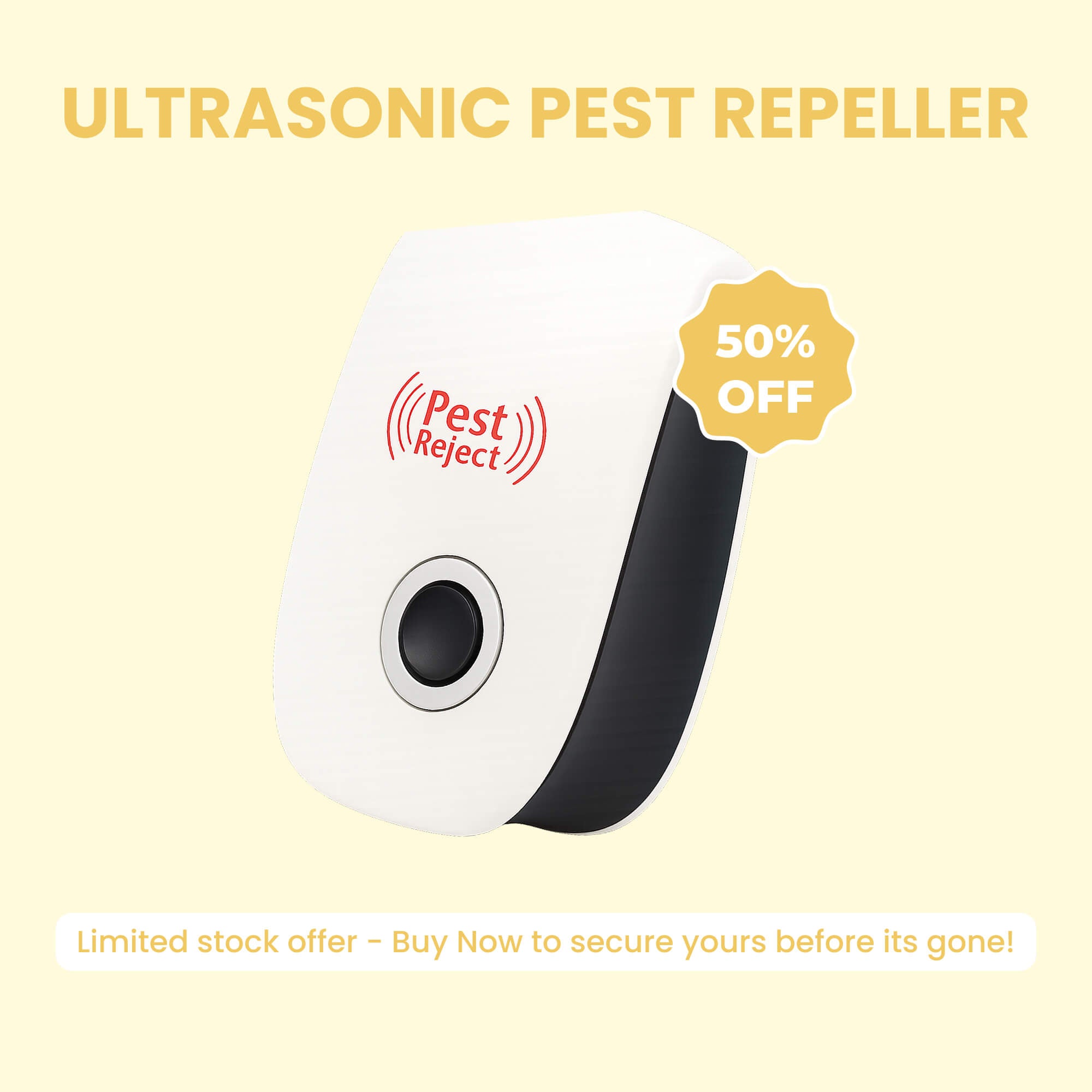 Ultrasonic Pest Repeller – Effective Electronic Insect and Rodent Deterrent | Ultrasonic Technology for a Pest-Free Home