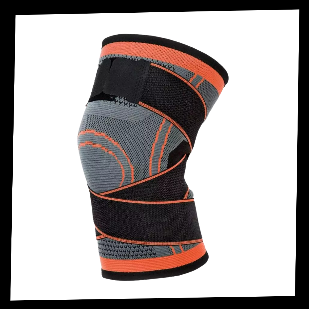 Knee Compression Sleeve | Adjustable, Breathable Fabric & Pain Relief for Sports and Daily Activities