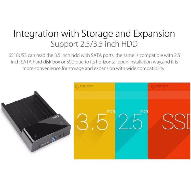 USB 3.0 HDD Docking Station | Tool-Free, Hot-Swap Compatible for 2.5 & 3.5 Inch Hard Drives