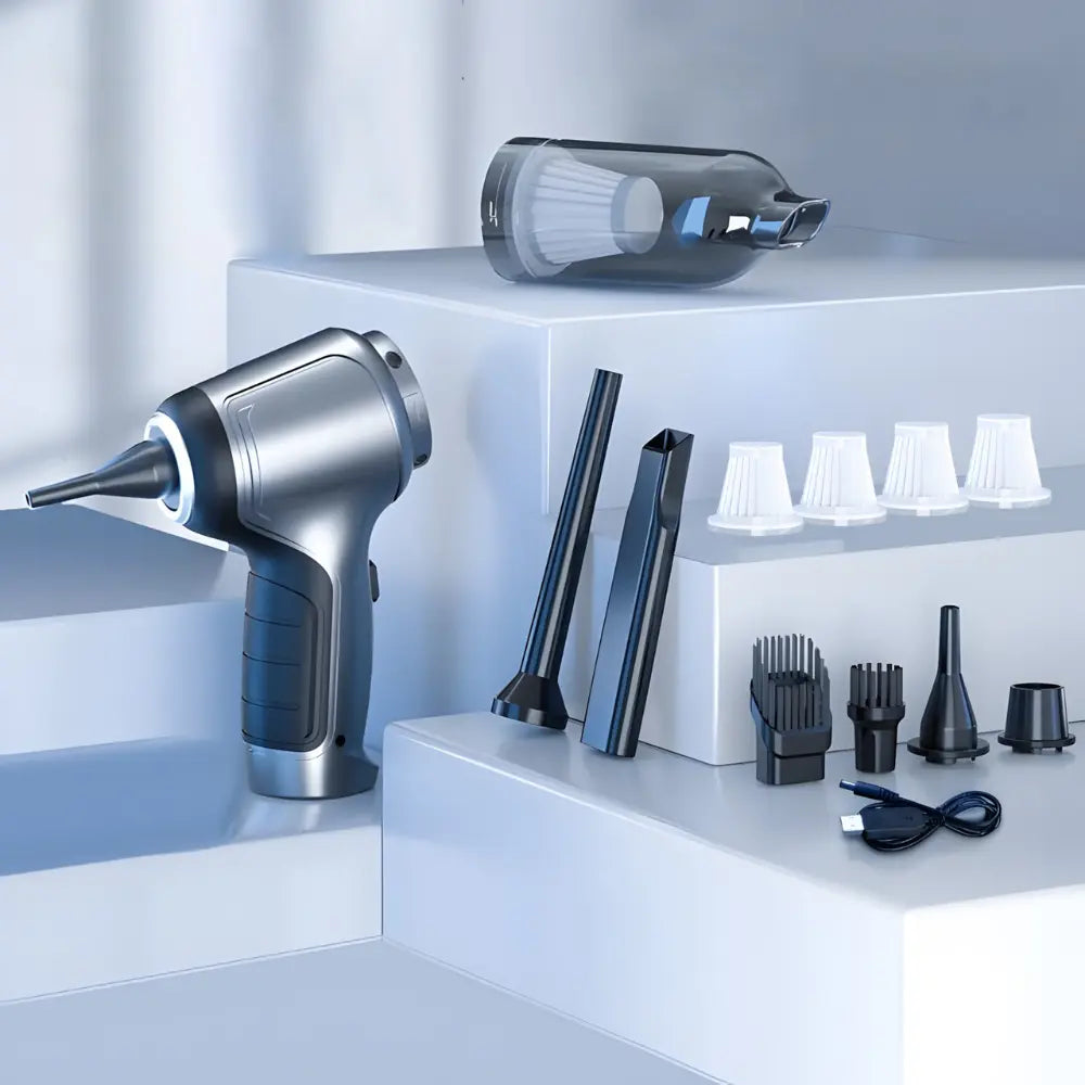 Car Vacuum Cleaner & Air Blower | Powerful Suction, Lightweight Design & Ideal for Cars and Home Cleaning