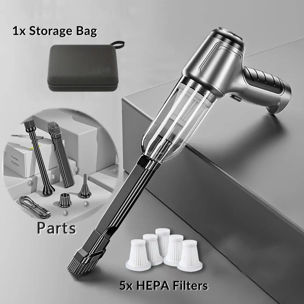 Car Vacuum Cleaner & Air Blower | Powerful Suction, Lightweight Design & Ideal for Cars and Home Cleaning