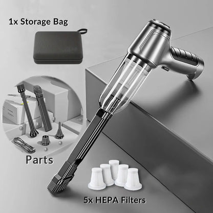 Car Vacuum Cleaner & Air Blower | Powerful Suction, Lightweight Design & Ideal for Cars and Home Cleaning