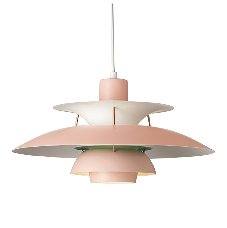 Nordic Modern Layered Shade Pendant Light Fixture for Living Room & Dining Room Decor