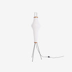 LED Rice Paper Floor Lamp - Adjustable Height, Soft Ambient Light for Living Room & Bedroom Decor