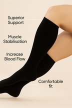 Plus Size Compression Socks | Gentle Entry, Graduated Support & Moisture-Control for Enhanced Comfort and Performance