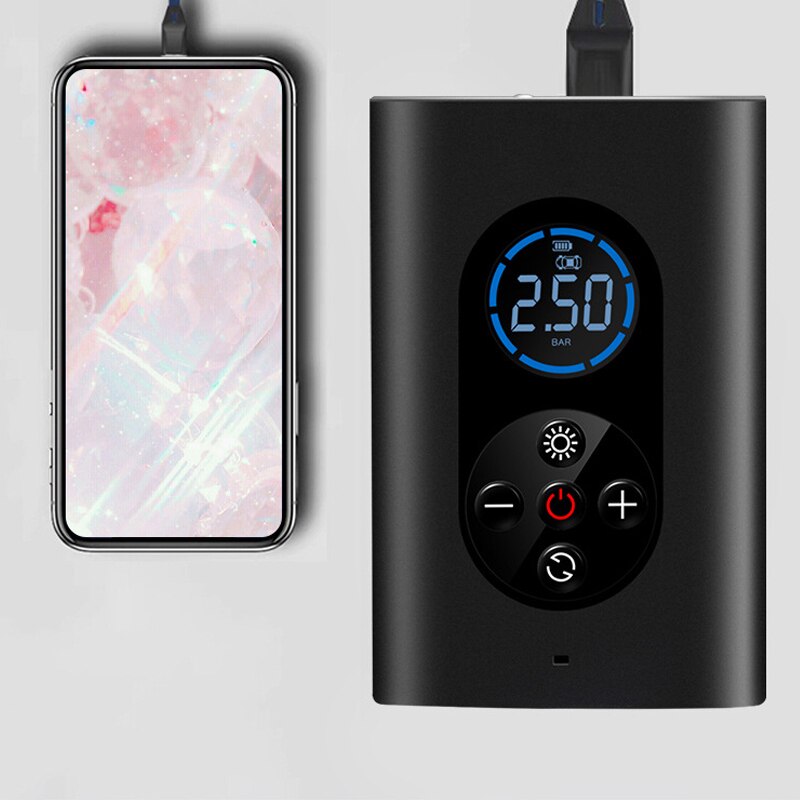 Portable Electric Tyre Inflator | Compact, USB Rechargeable & Ideal for Cars, Bikes, and Sports Balls