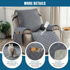 Premium Waterproof Recliner Slipcover | Non-Slip, Pet-Friendly & Easy to Install for Home Protection and Revitalization