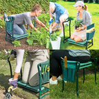 2-in-1 Gardening Kneeler & Seat | Cushioned, Lightweight Design with Tool Storage for Comfortable Gardening Tasks