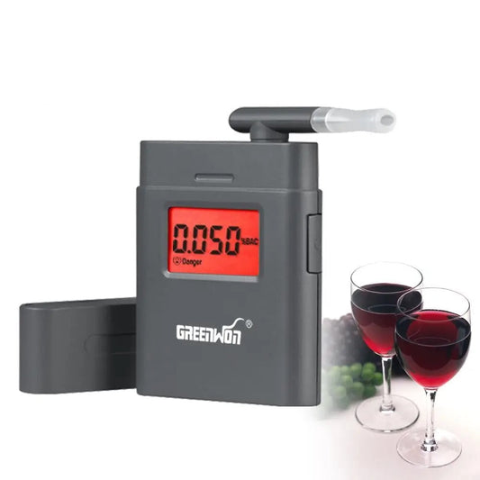 Professional Digital Alcohol Tester | Accurate LCD Breathalyzer for Personal and Workplace Use