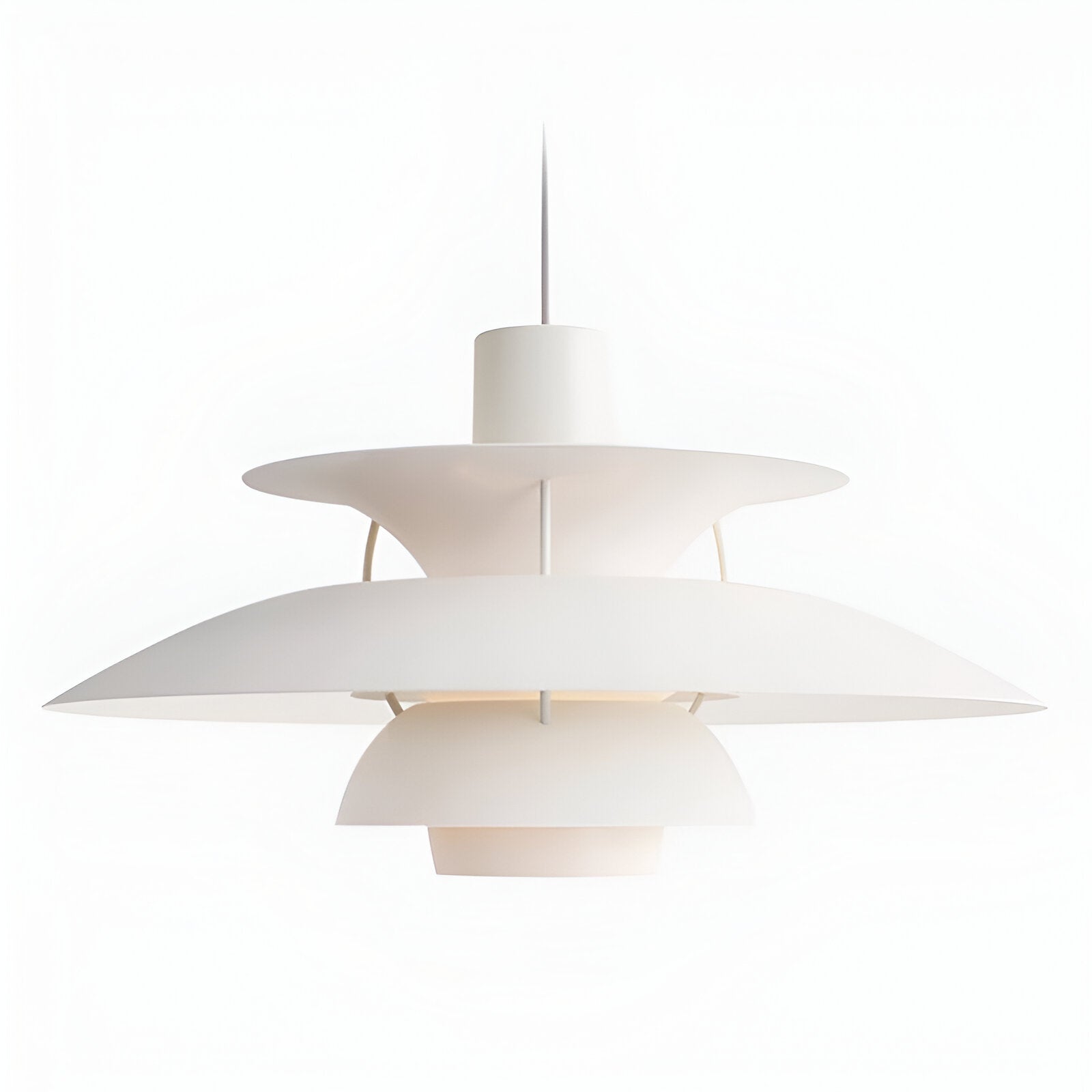 Nordic Modern Layered Shade Pendant Light Fixture for Living Room & Dining Room Decor