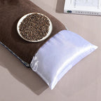 Buckwheat Husk Neck Pillow | Hypoallergenic, Breathable Support for Side and Back Sleepers