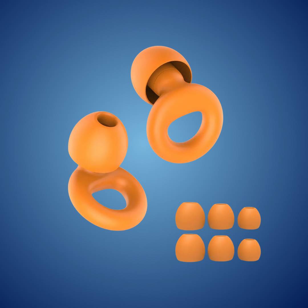 Noise Cancelling Earplugs | Hypoallergenic, Soft Silicone & Ideal for Sleep, Travel, Concerts, and Work