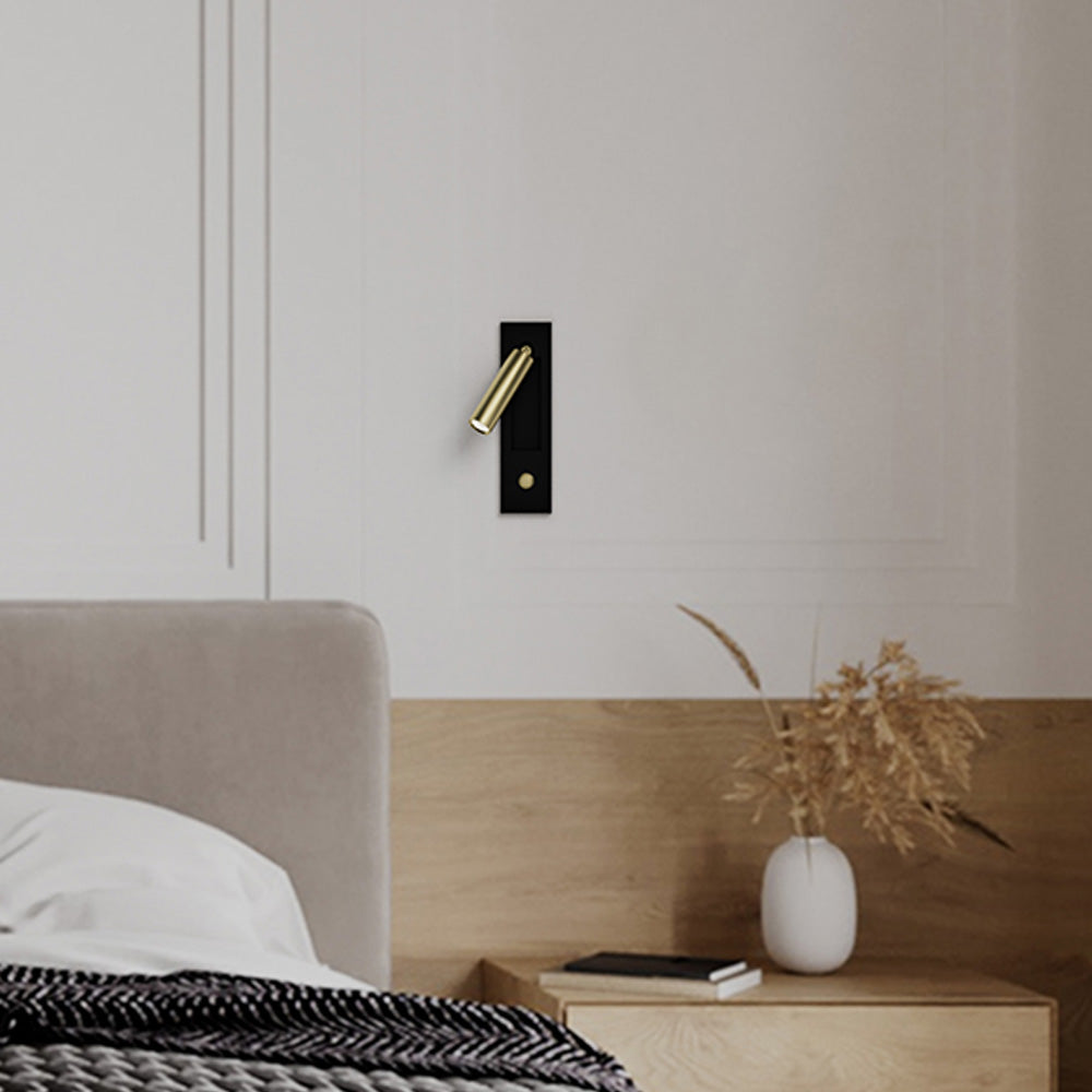 LED Wall Reading Lamp with Switch - Adjustable Light Fixture for Bedroom, Living Room, and Home Office Use