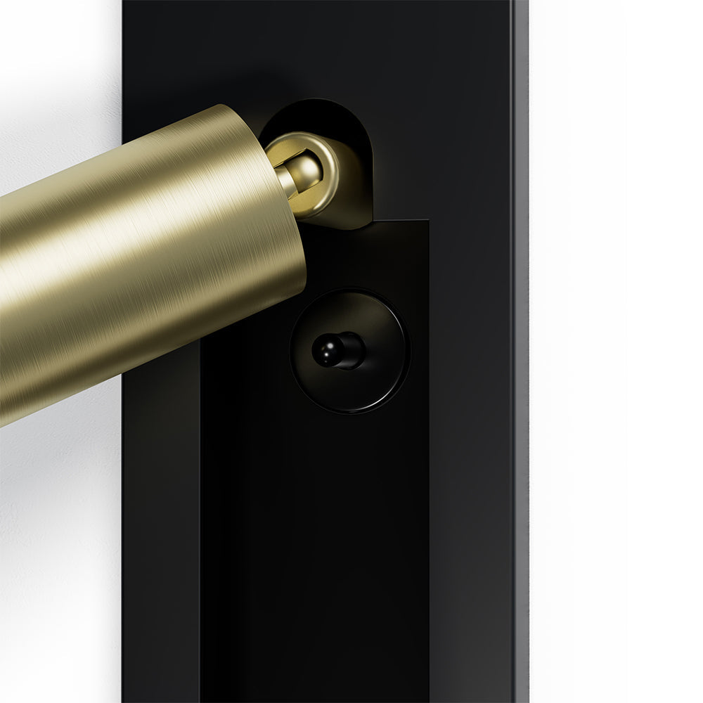 LED Wall Reading Lamp with Switch - Adjustable Light Fixture for Bedroom, Living Room, and Home Office Use