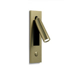 LED Wall Reading Lamp with Switch - Adjustable Light Fixture for Bedroom, Living Room, and Home Office Use