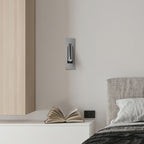 LED Wall Reading Lamp with Switch - Adjustable Light Fixture for Bedroom, Living Room, and Home Office Use