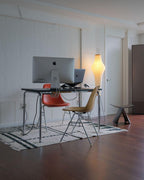 LED Rice Paper Floor Lamp - Adjustable Height, Soft Ambient Light for Living Room & Bedroom Decor