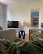 LED Rice Paper Floor Lamp - Adjustable Height, Soft Ambient Light for Living Room & Bedroom Decor