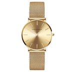 Women's 36mm Quartz Watch | Rose Gold, Water Resistant & Shock Resistant for Daily Wear