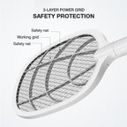 Insect Killer Tennis Racket – Portable Electric Mosquito Swatter, Night Mosquito Killing Lamp