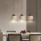 Nordic Travertine Clear Pendant Light Fixture for Modern Home Decor & Dining Areas