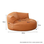 Lola Bean Bag Cover - Durable Cotton Fabric, Removable & Washable, Perfect for Living Room & Kids' Playroom