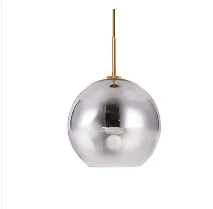 Modern LED Pendant Light with Glass Ball Shade for Living Room, Bedroom, Kitchen, Cafe & Restaurant Decor