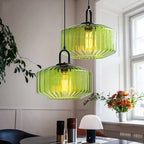 Retro Glass Pendant Light Fixture - Nordic Loft Style for Kitchen Island & Dining Room Lighting