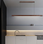 Industrial Pendant Light Fixture - Adjustable Height with Vintage Edison Bulb - Perfect for Kitchen Island & Dining Areas