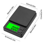 Compact Digital Kitchen Scale | 1000g Capacity, 0.1g Accuracy & Backlit LCD for Home and Travel Use