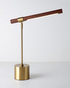 LED Desk Lamp with Adjustable Arm and USB Charging Port for Home Office & Study Use