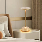 LED Bedside Table Lamp with USB Charging, Touch Control, Tri-Color & Stepless Dimming for Bedroom Nightstand Use