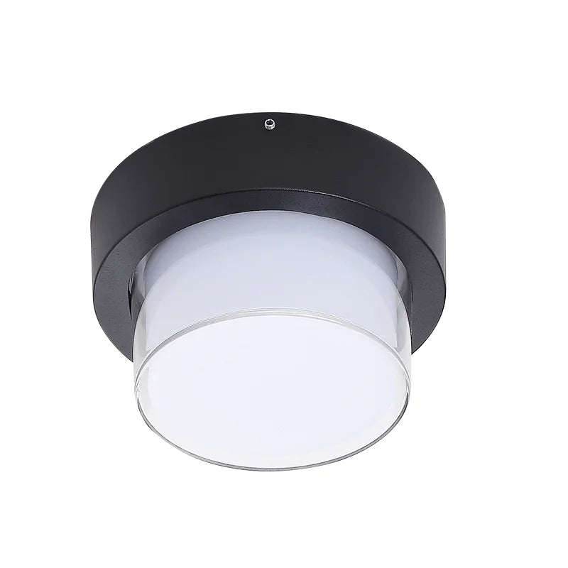 LED Waterproof Outdoor Ceiling Light Fixture - 12W Anti-Mosquito Lighting for Bathroom, Kitchen, Balcony & Porch