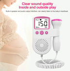Fetal Doppler Heartbeat Monitor - Hear Your Baby’s Heartbeat Anytime – Safe & Easy-to-Use Monitor