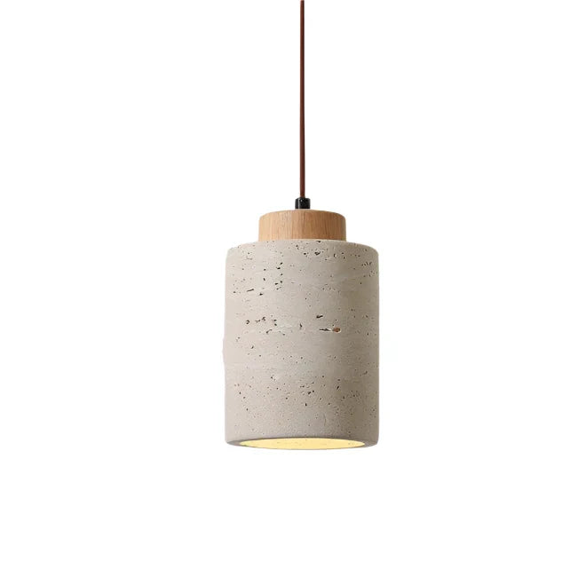 Nordic Travertine Clear Pendant Light Fixture for Modern Home Decor & Dining Areas
