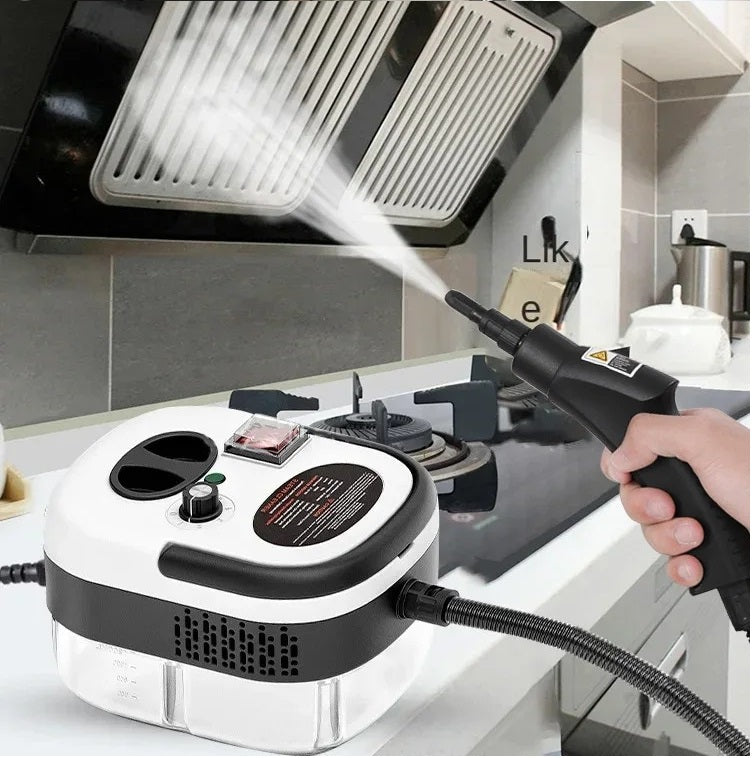 2500W Compact Steam Cleaner | Chemical-Free, High-Pressure & Versatile for Home and Car Cleaning