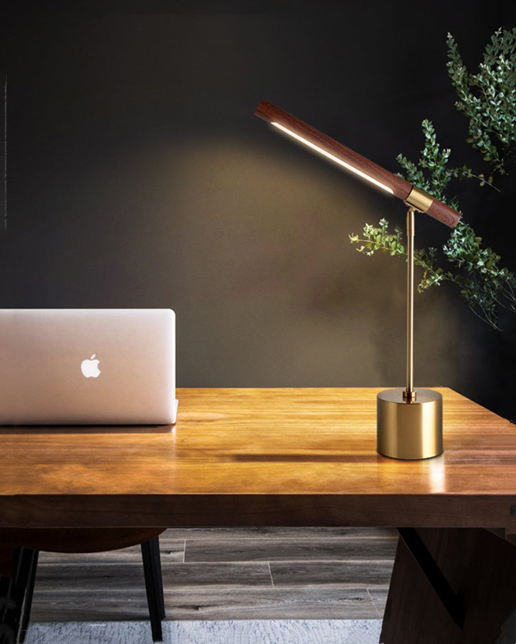 LED Desk Lamp with Adjustable Arm and USB Charging Port for Home Office & Study Use