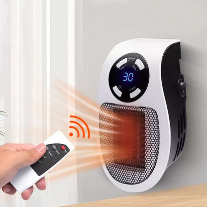 Electric Portable Space Heater | Remote Control, Fast Heating & Energy Efficient for Home and Office Use
