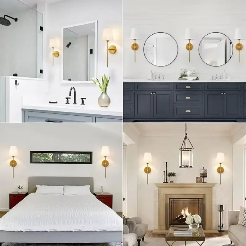 Retro Wall Lamp LED Charge RGB Bulb Removable Wireless Wall Light For Bedroom Corridor Hallway Indoor Luminaire Bedside Light