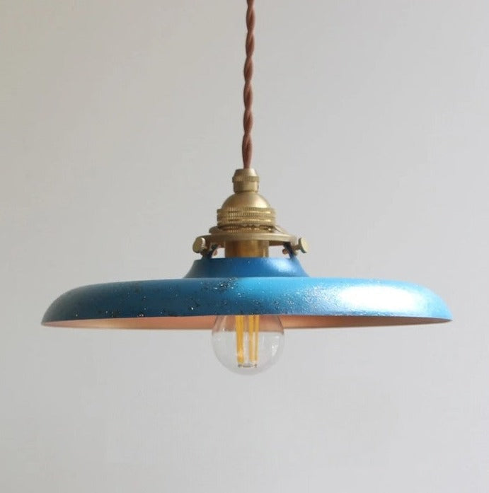 Industrial Vintage Pendant Light Fixture with Edison Bulb for Kitchen, Dining Room, and Bar Lighting