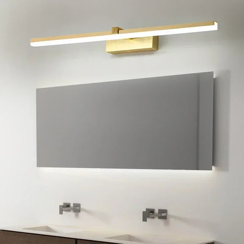 LED Bathroom Mirror Light Fixture - Minimalist Waterproof Cabinet Lighting for Interior Decoration & Vanity Use
