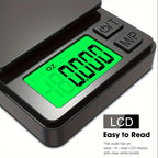 Compact Digital Kitchen Scale | 1000g Capacity, 0.1g Accuracy & Backlit LCD for Home and Travel Use