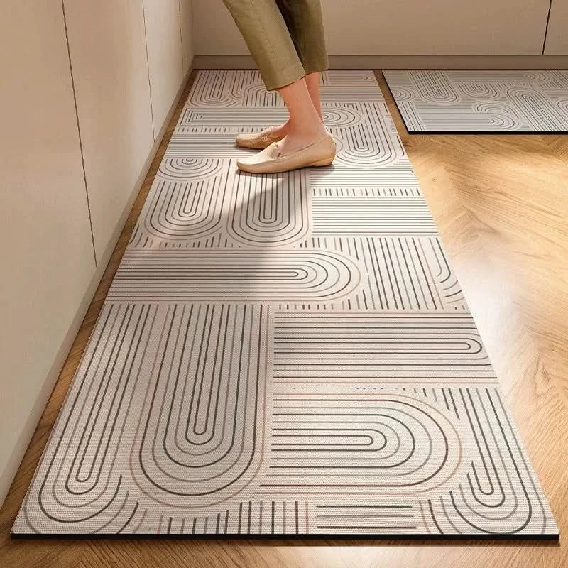 Minimalist Non-Slip Kitchen Floor Mat | Easy Clean, Comfortable & Durable for Modern Cooking Spaces