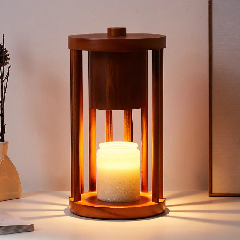 LED Candle Warmer Lamp - Adjustable Temperature for Scented Candles & Home Fragrance