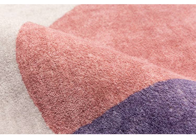 Wool Area Rug Collection - Handcrafted Geometric Patterns for Living Room & Bedroom Decor