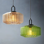 Retro Glass Pendant Light Fixture - Nordic Loft Style for Kitchen Island & Dining Room Lighting
