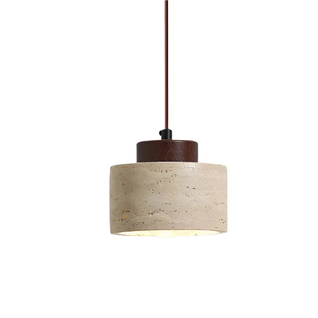 Nordic Travertine Clear Pendant Light Fixture for Modern Home Decor & Dining Areas