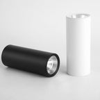 LED Surface Mounted Downlight - Black Finish, 12W, Adjustable Brightness for Kitchen, Living Room & Office Lighting