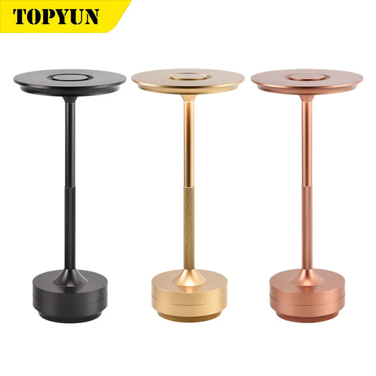 LED Bedside Table Lamp with USB Charging, Touch Control, Tri-Color & Stepless Dimming for Bedroom Nightstand Use